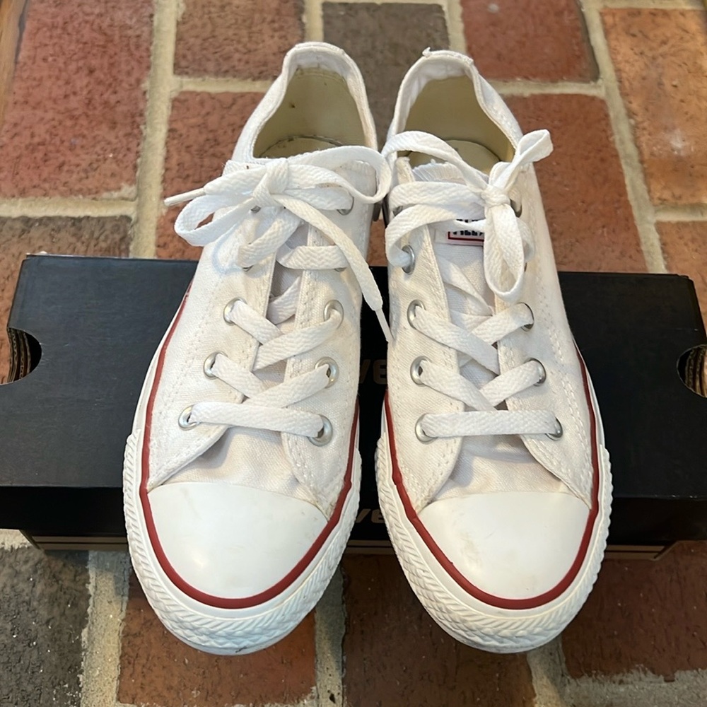 Converse Chuck Taylor All Star, ox optical white, womens size 6